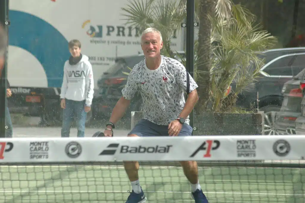 Didier Deschamps joueurs de foot padel