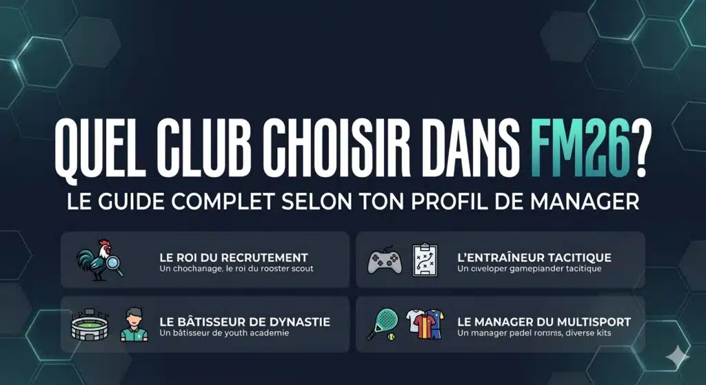 Quel club choisir dans FM 26 ?