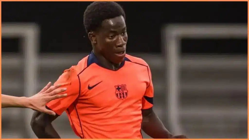Ebrima Tunkara joueur barcelone masia